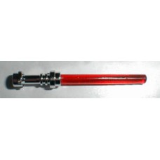 Part 577c01 Minifig, Weapon Lightsaber Blade Single with Chrome Silver Hilt Straight, Complete Assembly 